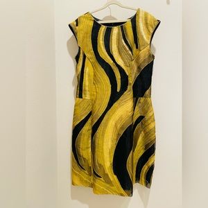 NWT Alberta Ferretti  abstract print sleeveless dress
